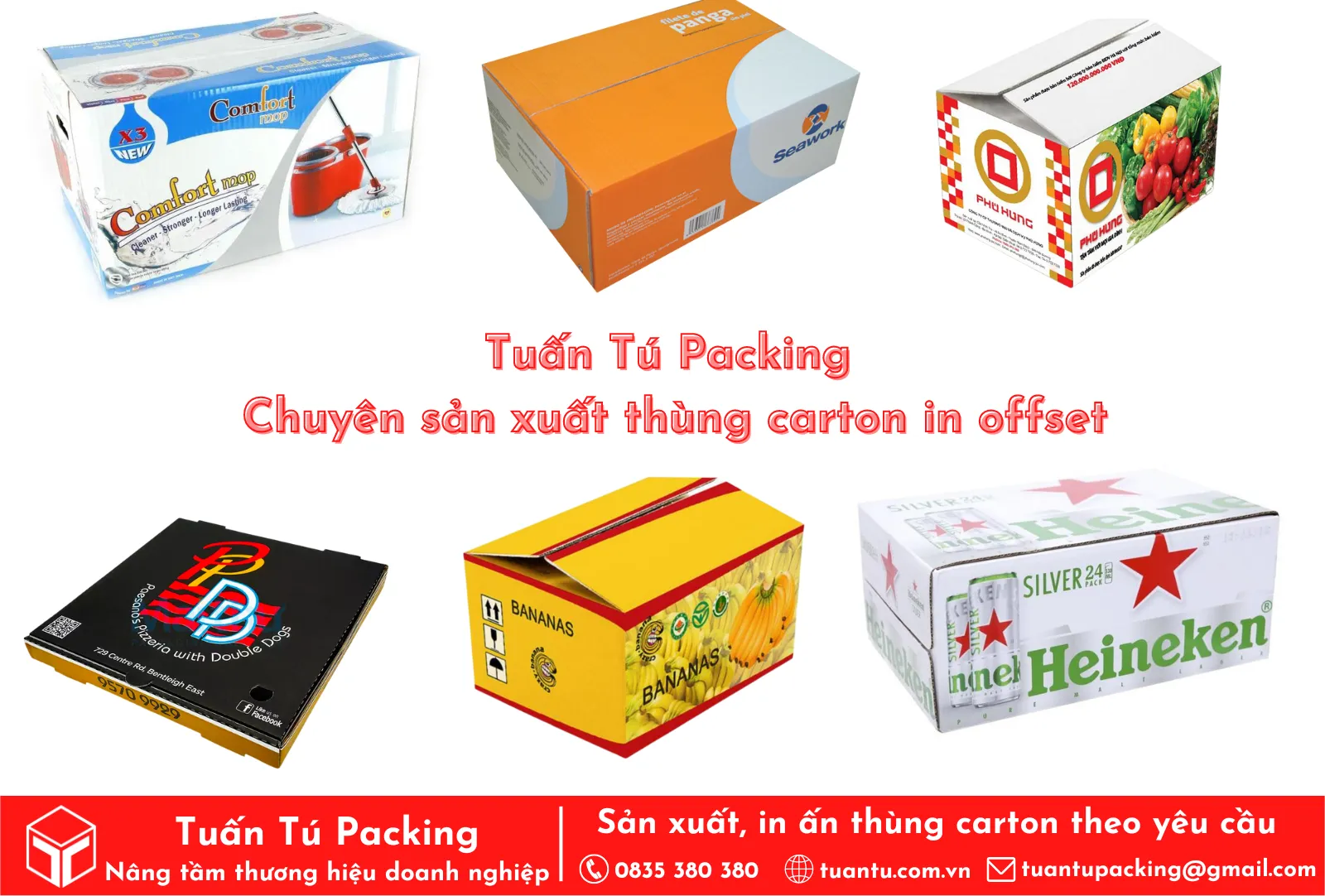 Tuấn Tú Packing - Chuyên in ấn thùng carton in offset