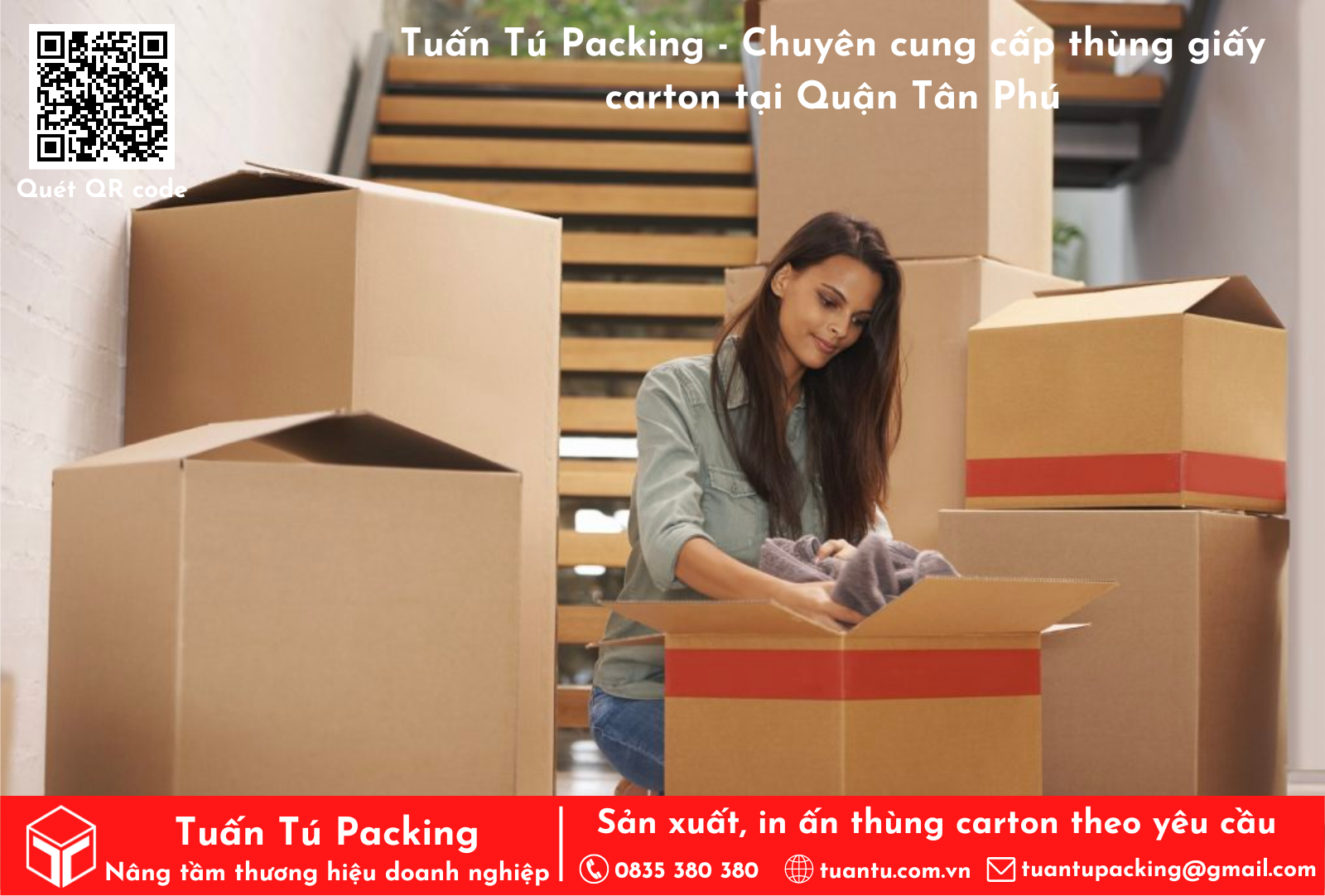 Thùng carton chuyển nhà Quận Tân Phú
