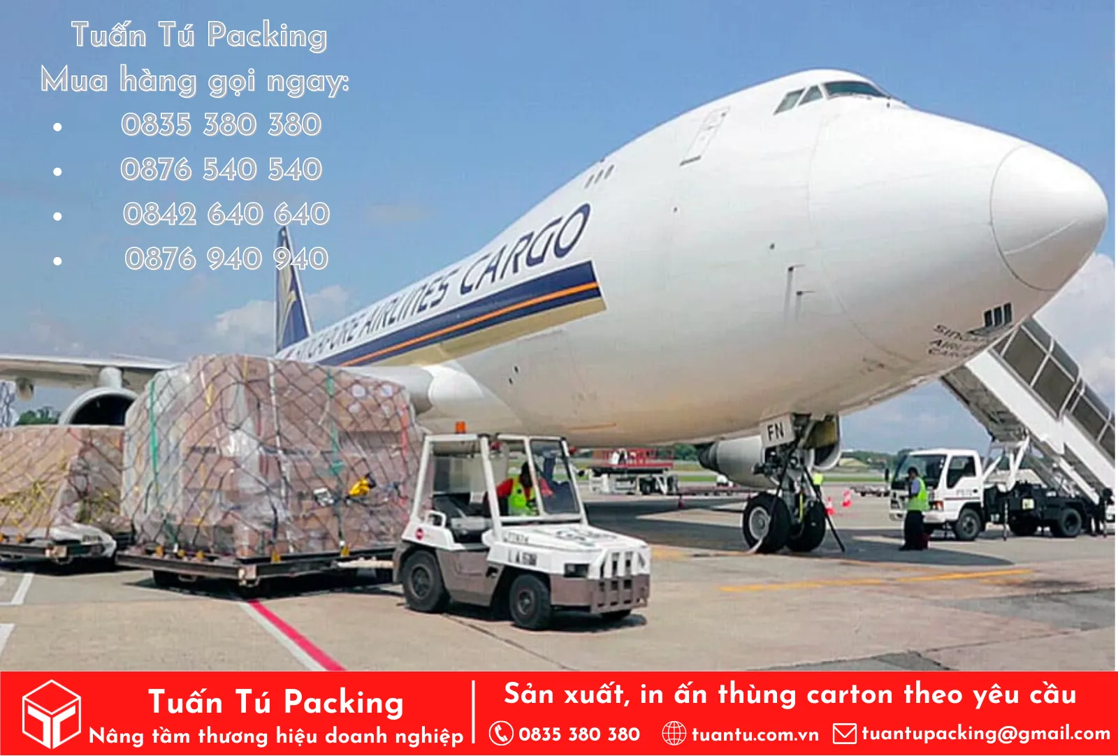 Tuấn Tú - Chuyên cung cấp thùng carton đi máy bay TPHCM