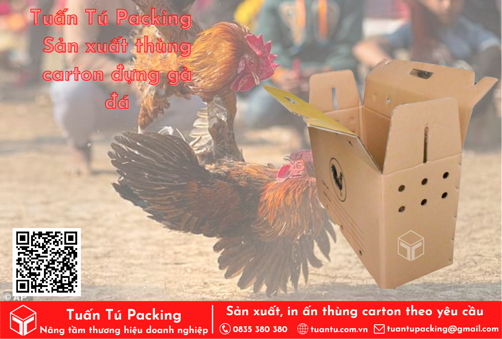 Chuyên cung cấp thùng carton đựng gà 